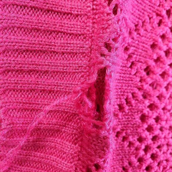 Roommates Sweater Womens 3x Pink Knit Sleeveless Pullover - Picture 9 of 11